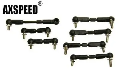 AXSPEED 7pcs Black TIE ROD END Set For RC 1/10 Scale Sakura D3 Drifting Car • $11.99