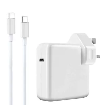 Type-C 96W Fast Charger Power Adapter Compatible With MacBook Air MacBook Pro • £15.99