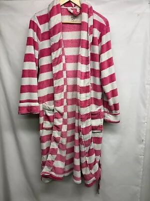 Primark Pink Striped Dressing Gown Size S • £4.99