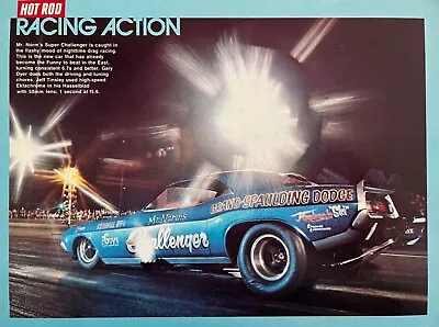 NHRA! Hot Rod Racing Action! Mr. Norm’s “Super Challenger” Funny Car! • $5.85