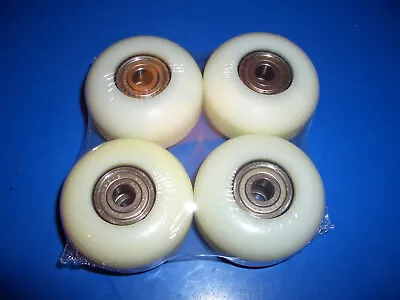 Labeda No Logo BLANK Skateboard Wheels 4piece 49mm X 30mm 95a   WHITE  • $29.99