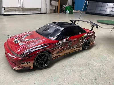 1/10 Nissan S13 Yokomo RC Drift Body Taka Livery • $110