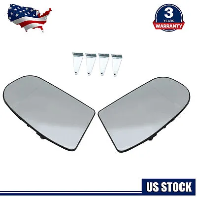 2001-07 Left & Right Side Mirror Glass Heated For Mercedes C & E CLASS W211 W203 • $27.46