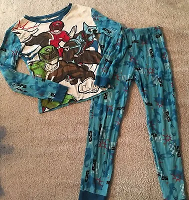 $12.99 • Buy Mighty Morphin Power Rangers Pajamas Pjs Vintage Sz 7/8 SPD Space Disney Store