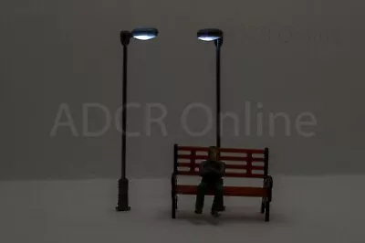£8.49 • Buy OO Gauge Working Station Platform Lights / Lamps - 6/12 Pack - Cool White