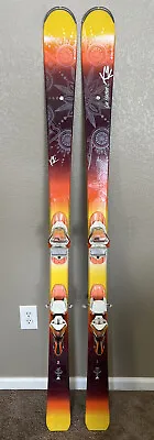 K2 Luv Machine Skis 167 Cm With Marker Bindings SpeedRocker Multicolor • $79.99