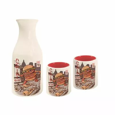 Ilustrata Burgerzilla Sake Set • £19.95