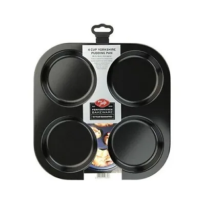 Tala Performance Bakeware Non Stick 4 Hole Yorkshire Pudding Tin • £13.99