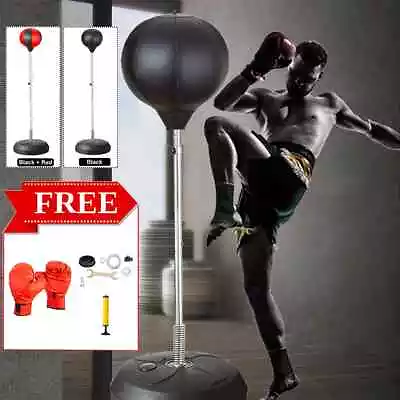 Home Boxing Target Adjustable Speed Ball Bag Sport Fitness Training Punch Kick • $59.89