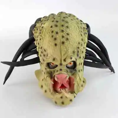 Halloween Cosplay Mask Helmet Party Props Alien Vs Predator Latex Mask Predator • $33.24