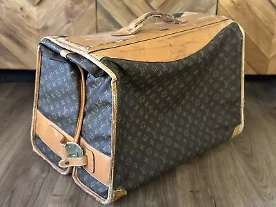 Louis Vuitton XL Folding Garment Bag Monogram Canvas Travel Luggage French CO • $795