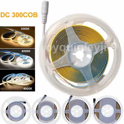 320COB 1M 2M 3M 4M 5M COB LED Strip Light DC 12V Bendable Flexible LED Tape • $9.74