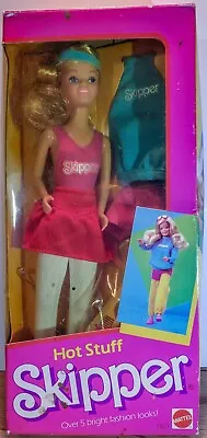 Vintage Mattel 1984 Hot Stuff Skipper Doll Barbie's Little Sister #7927 Open Box • $20