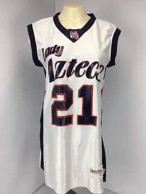 $99.99 • Buy VTG 80s Lady Aztecs San Diego State College Womens Basketball Jersey #21 Sz 38