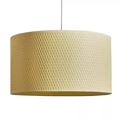 Scandinavian Style Ceiling Light Shade Natural Weave XL Easy Fit Lampshade Lamp • £28.99