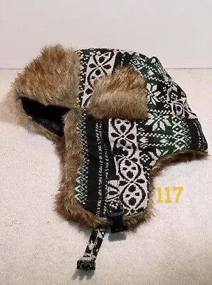 Aviator Hat - Trapper Hat - Russian Hat -Soft Faux Fur - Ear Flap - Cap Winter   • $14