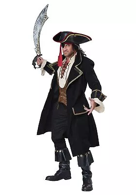 Adult Deluxe Pirate Captain Costume • $96.98