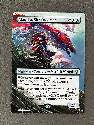 Alandra Sky Dreamer MTG Murders At Karlov Manor Hand Painted Altered Art Tentz • $5.50