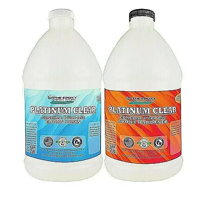 The Epoxy Resin Store - Clear Epoxy Resin Fast Cure Easy Mixing- 1 Gallon Kit • $55