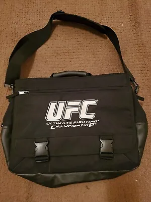 Official UFC MMA Black Messenger LAPTOP Computer BAG • $20