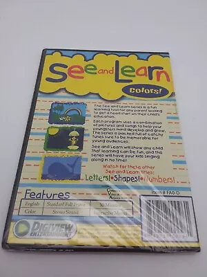 See And Learn - Colors DVD Preschool Kindergarten NIP • $7.49