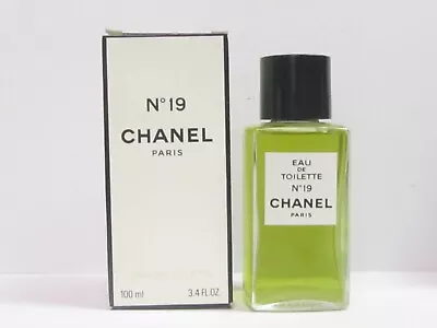 Chanel No 19 For Women 3.4 Oz Eau De Toilette Pour Splash Vintage RARE • $189.90