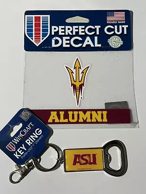 Arizona State University Perfect Cut Color Decal And Keychain Bottle Opener • $16