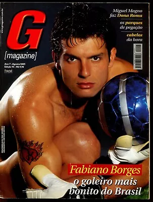 GAY MAGAZINE BRAZIL 2005 - August #95 Man Model Fabiano Borges - See Descrition • $15.90