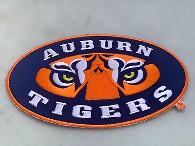 Auburn University Tigers XLarge Embroidered Iron On Patch 7x5” Ship & Track • $16.49