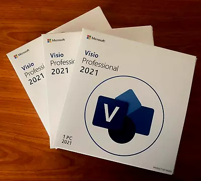 Microsoft Visio Professional 2021 - New - Sealed - Retail Box • $125.95