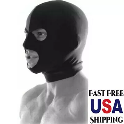 Spandex Face Cover Unisex Head Hood Cosplay Headgear Open Eye Mouth Mask Costume • $7.99