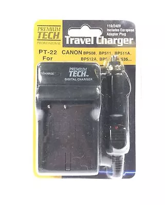 Travel AC/DC Digital Camera Battery Charger For Canon BP508 BP511(A) BP512A ++ • $8.95