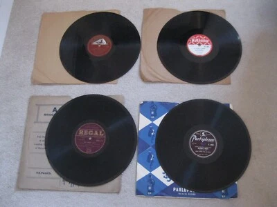 £10 • Buy 4 X SCOTTISH 78 RPMS MASSED BANDS / CALUM KENNEDY/ J. SHAND / W FYFFE