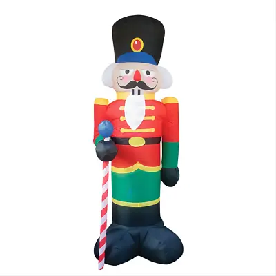 8 Foot Christmas Inflatable Nutcracker Soldier Outdoor Christmas Decoration • $49.99