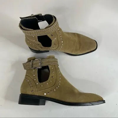 Zara Studded Ankle Boots Size 37 • $34.95