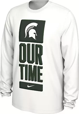 Michigan State Spartans Mens Nike Basketball Bench Legend DRI-FIT T-Shirt - NWT • $25.99