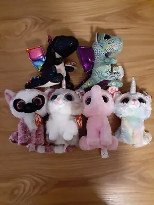 Brand New With Tags- Bulk Lot Of Beanie Boos - 15.5cm - 6 In Total • $17.99