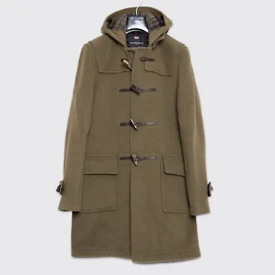 Gloverall Duffle Coat Size M Morris Olive Green Loden Made In England • $425