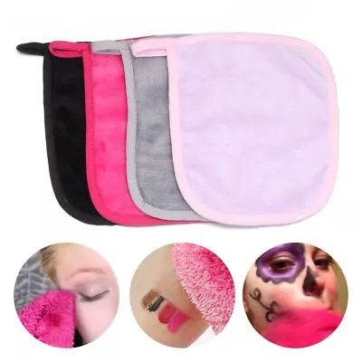 Reusable Soft Cosmetic Makeup Remover Towel Cleansing Cloth Pads Magical Tools • £3.82