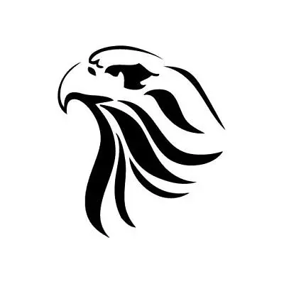 Eagle Smile - Vinyl Decal Sticker For Wall Car IPhone IPad Laptop Bike • £6.61