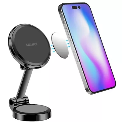 360° Rotation Magnetic Phone Holder Foldable Car Mount Stand Dashboard Amurx M19 • $13.48