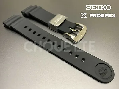 Seiko Prospex SBDC053 SBDC051 20mm Black Silicone Rubber Watch Strap Band • $81.99