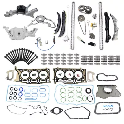 Timing Chain Lifters Gaskets Kit Fits 11-15 Chrysler Dodge Jeep VW 3.6L W/Pumps • $442.70