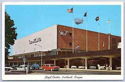 Postcard Portland OR Lloyd Center Shopping Mall Meier & Frank Rambler Wagon A82 • $6.99