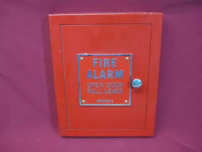 Vintage Honeywell Fire Alarm Door Panel Cover #2 Offers Welcome :-) • $100