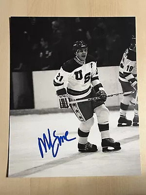 MIKE ERUZIONE SIGNED 8x10 PHOTO USA OLYMPICS GOLD HOCKEY AUTO MIRACLE ON ICE COA • $39.99