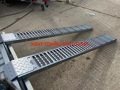 New PAIR Of Steel Loading Ramps 500kg Max Load 1.9m ✅ ATV Quads Go-Karts Bikes ✅ • $186.67