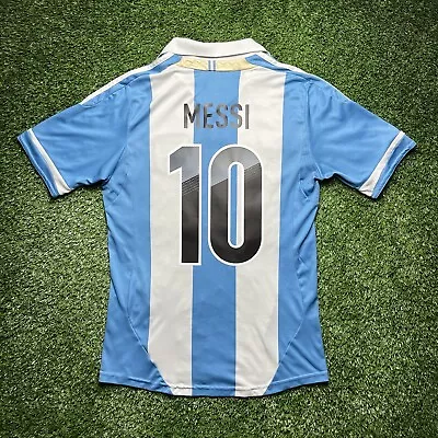 2011 2012 Argentina Messi Jersey Shirt Kit Home Small S Copa America Adidas 10 • $145.71