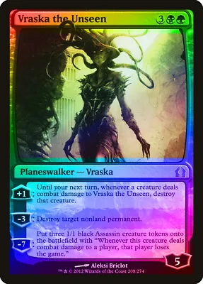 $7.75 • Buy Vraska The Unseen FOIL Return To Ravnica PLD Mythic Rare CARD ABUGames