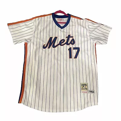 Hernandez #17 New York Mets Mitchell & Ness Jersey -25th Anniversary  1962-1986 • $69.99